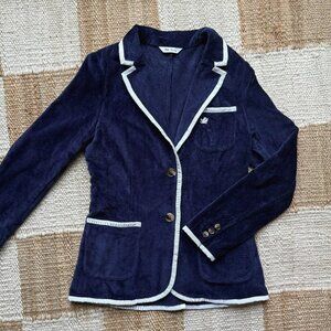 NWOT Bask Terry Cloth Toweling Blazer